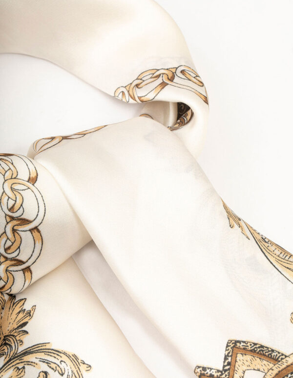 Leopard & Fabric Scarf - Image 2