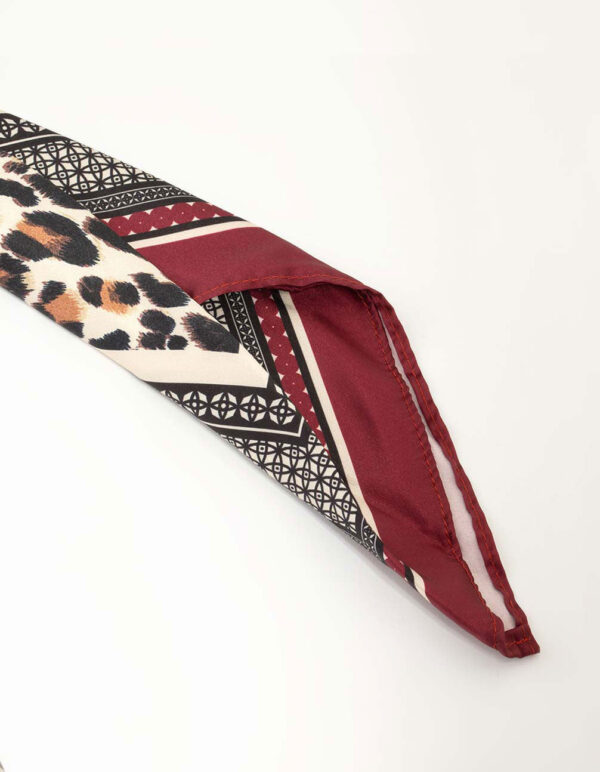 Leopard Border Fabric Scarf - Image 3