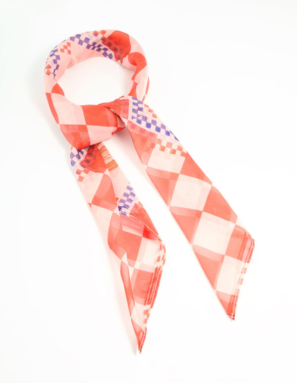 Red Fabric Print carf